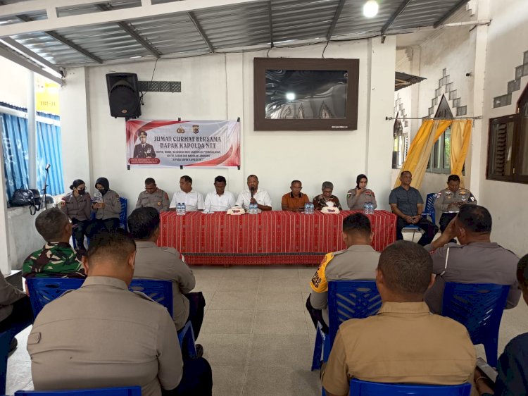 Polsek Maulafa Hadiri Jumat Curhat Polda NTT di GMIT Getsemani Sikumana, Warga Antusias Sampaikan Aspirasi.