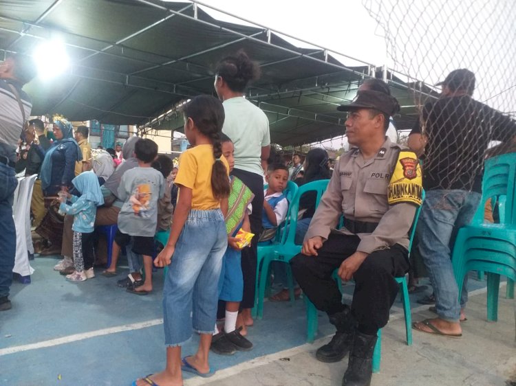 Jaga Keamanan dan Lestarikan Budaya Lokal, Bhabinkamtibmas Alak Hadir Dukung Semarak Even Budaya 2026.