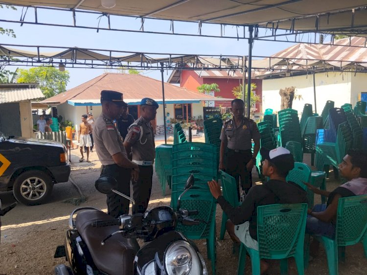 Polri Hadir untuk Masyarakat, Kapolsek Kota Lama Respons Keluhan Kebisingan Musik di Oesapa.