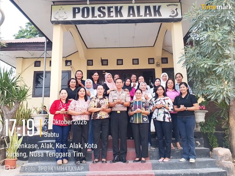 Pererat Kebersamaan dan Kekeluargaan, Kapolsek Alak Tekankan Peran Bhayangkari dalam Mendukung Tugas Kepolisian