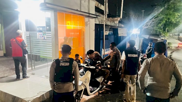 Pastikan Situasi Malam Minggu Aman dan Kondusif, Polresta Kupang Kota Terus Gencarkan KRYD.