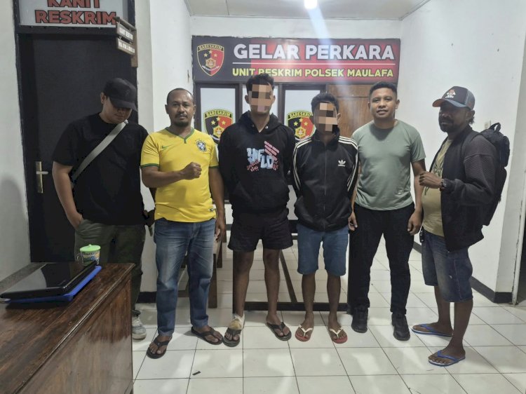 Respons Cepat, Tiga Terduga Pelaku Pengeroyokan dan Pengrusakan di Penfui Diamankan Tim Black Panther Polsek Maulafa.