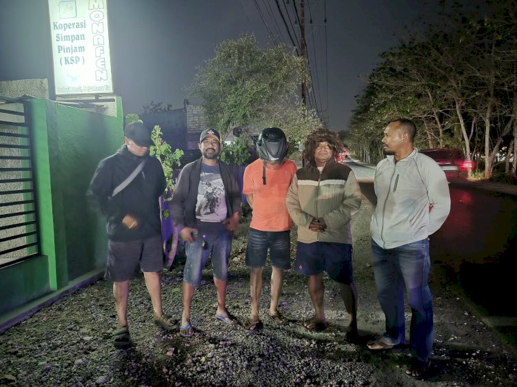 Tim Black Panter Polsek Maulafa Amankan Terduga Pelaku Pornoaksi di Fatukoa