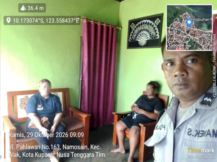 Kedepankan Hati dan Kekeluargaan, Bhabinkamtibmas Namosain Damaikan Perselisihan Warga, Berakhir dengan Saling Memaafkan.