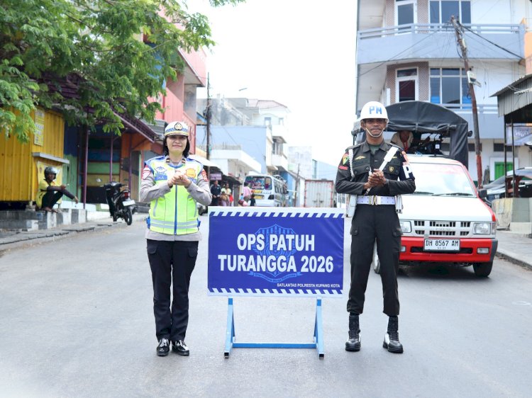 Polresta Kupang Kota Ajak Pengendara Tertib Berlalu Lintas Lewat Operasi Patuh Turangga