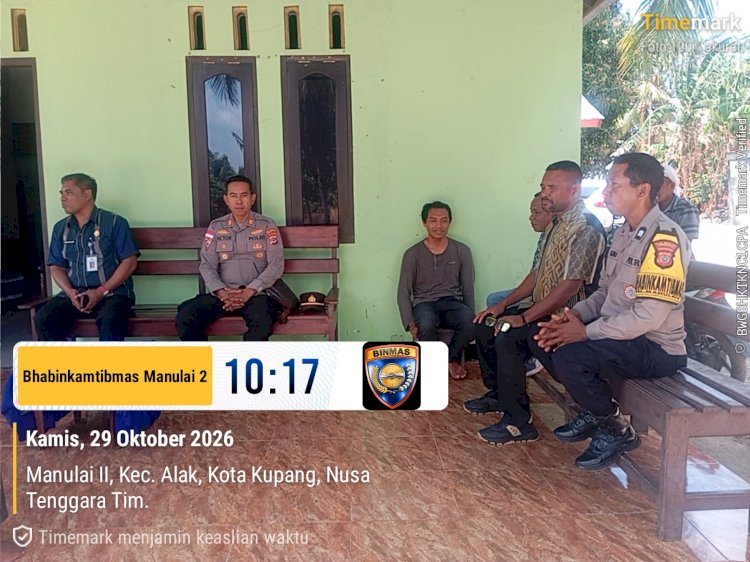Polsek Alak Bersama Pemerintah Kedepankan Pendekatan Humanis, Bahas Keberatan Lahan di Manulai II.