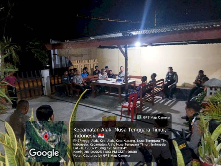 Kesalahpahaman Berujung Kerusakan TV, Polsek Alak Fasilitasi Penyelesaian Secara Kekeluargaan.