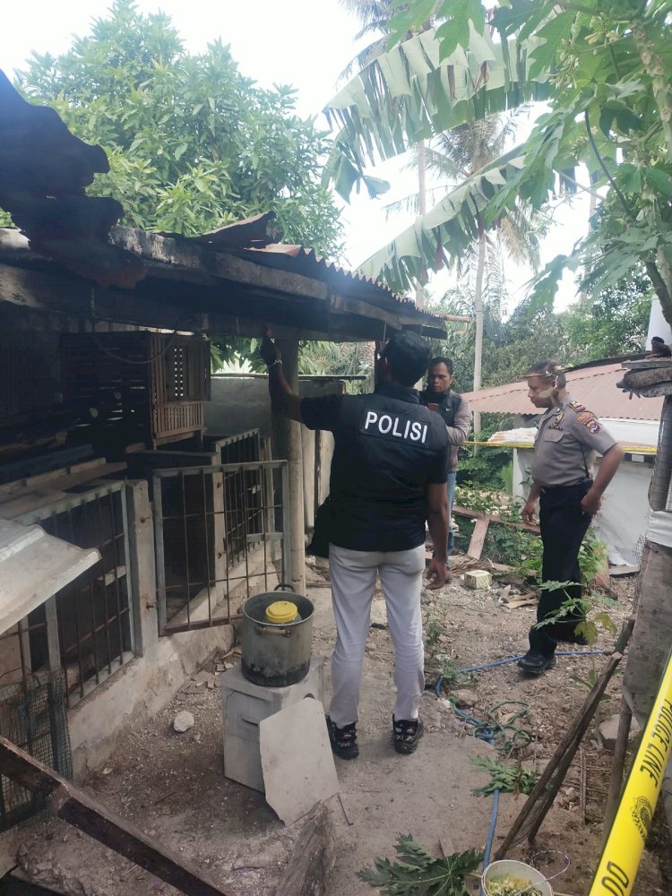Kapolsek Kota Raja Bersama Anggota Datangi TKP Penemuan Jenazah, Keluarga Terima Hasil Pemeriksaan Medis