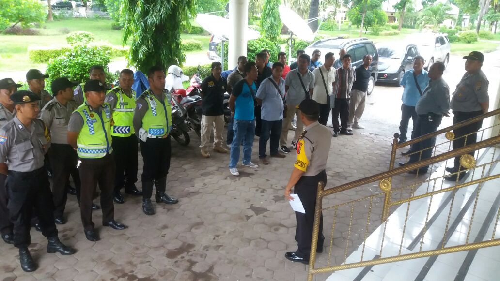 Gladi Pengamanan Debat Kandidat Pasangan Calon Walikota dan Wakil Walikota Kupang Tahun 2017