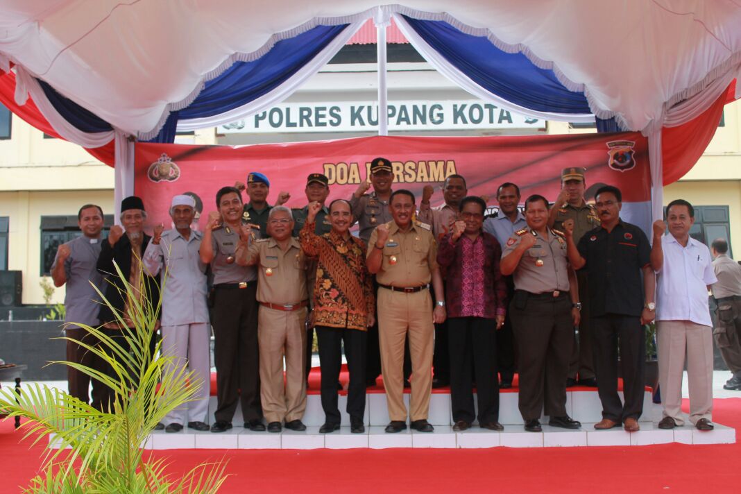 Polres Kupang Kota Gelar Doa Bersama Demi Kelancaran Pilkada Kota Kupang