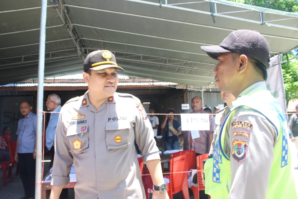 Kapolda NTT Pantau Pelaksanaan Pengamanan TPS