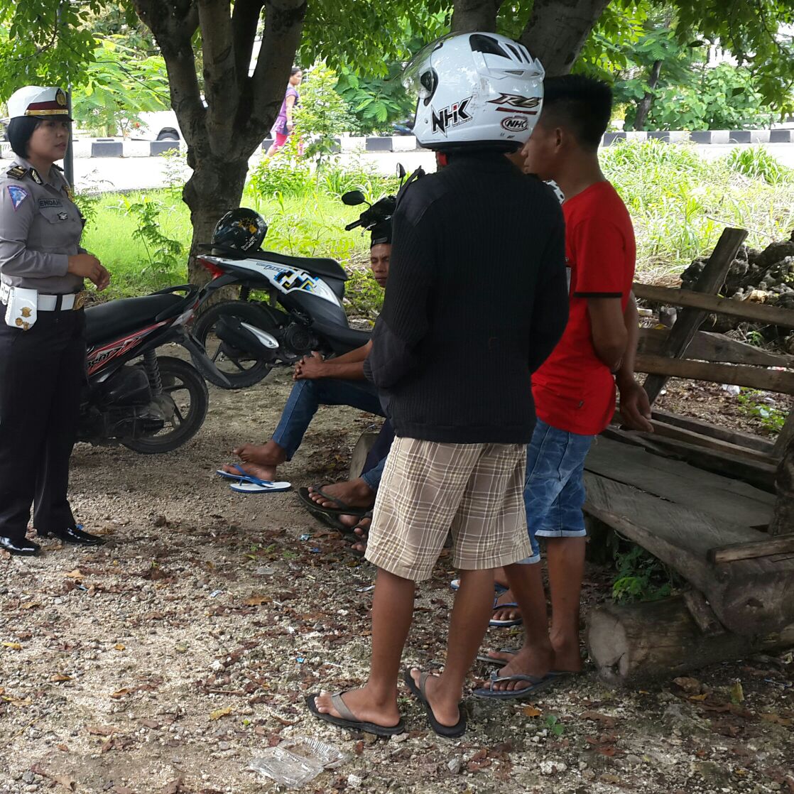 Unit Dikyasa Polres Kupang Kota Imbau Tukang Ojek