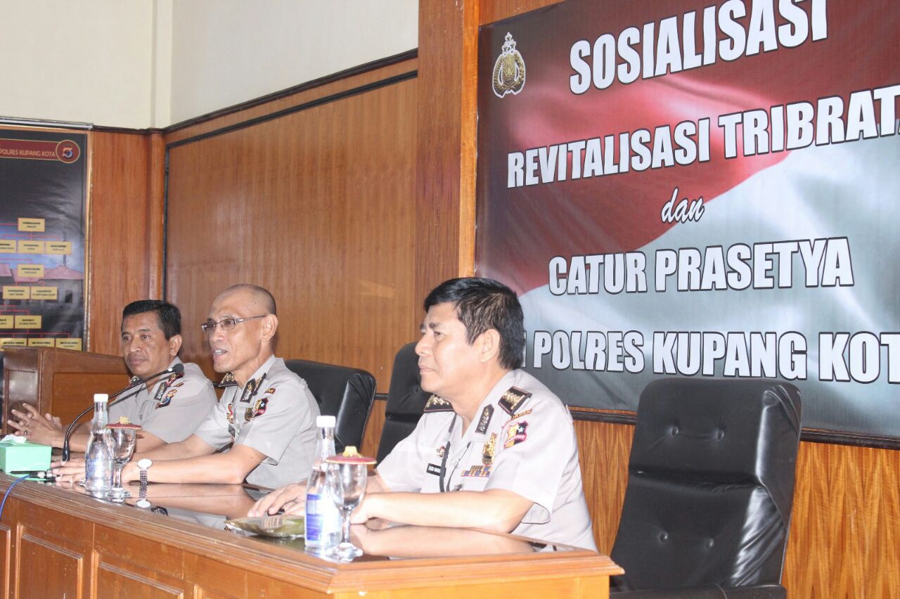 Sosialisasi dan Revitalisasi Tribrata dan Catur Prasetya.