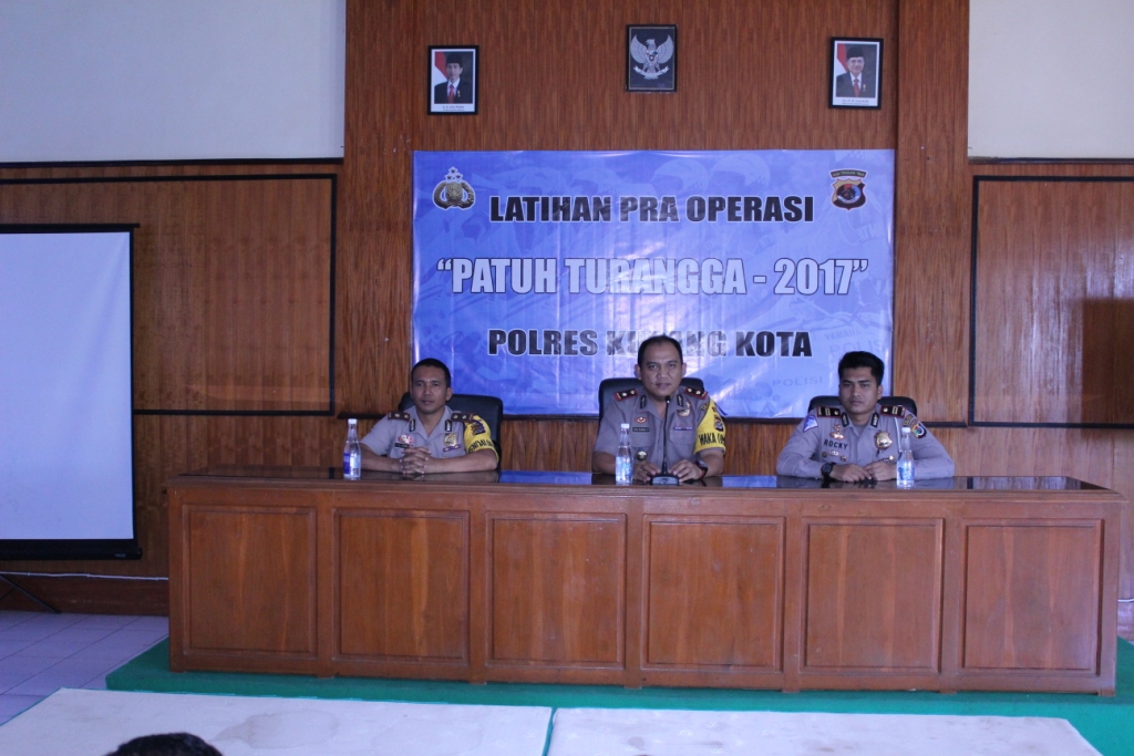 Polres Kupang Kota Gelar Lat Pra Ops Patuh Turangga 2017