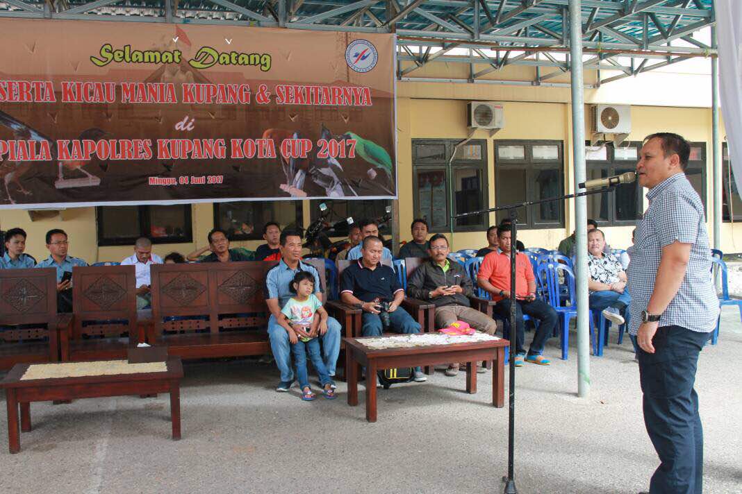 Menyongsong HUT Bhayangkara ke-71 Polres Kupang Kota Adakan  Lomba Burung Berkicau.