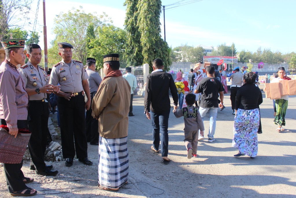 Polres Kupang Kota Amankan Jalannya Shalat Idul Adha 1438 H.