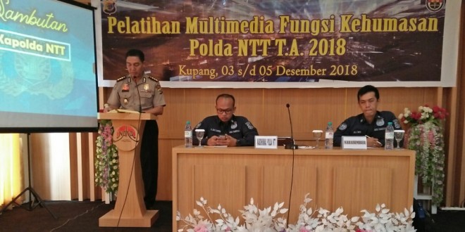 Kabid Humas Polda NTT: Tahun 2019 Bidang Humas Menjadi Satker