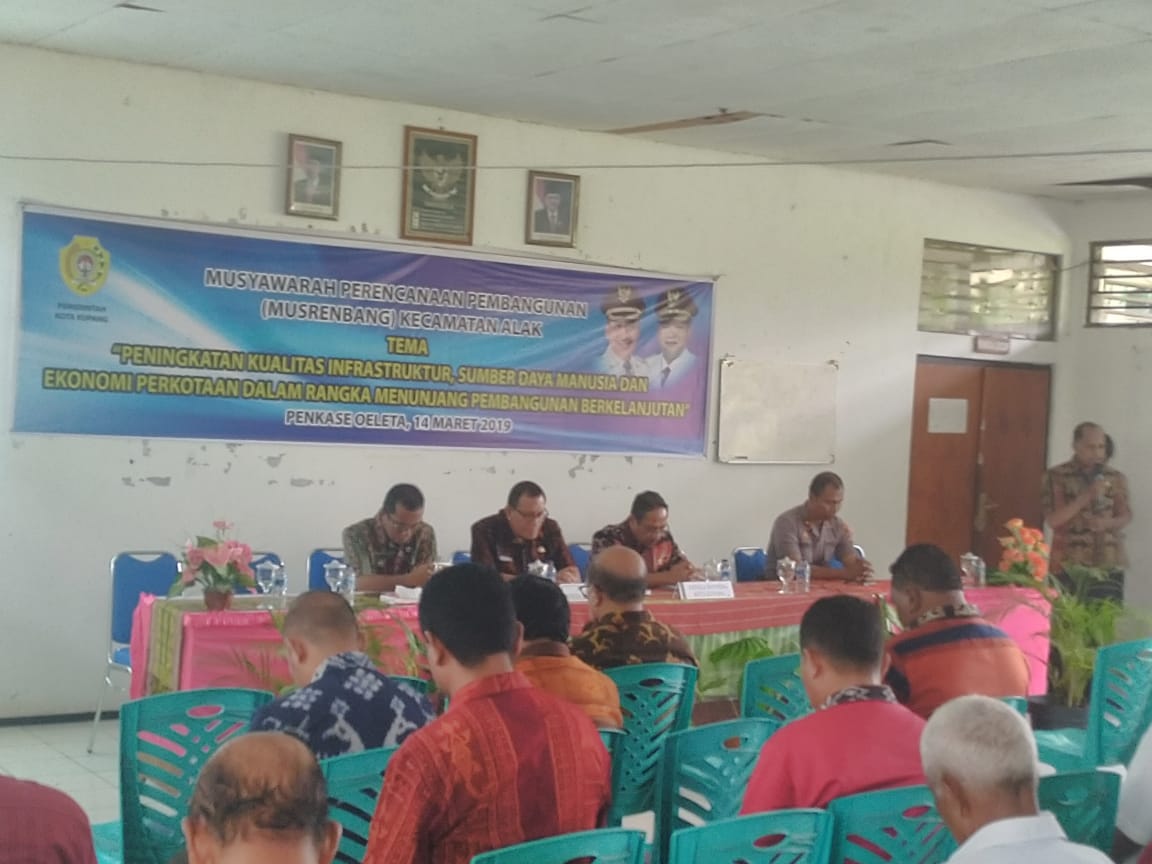 Kapolsek Alak Turut Hadir Dalam Kegiatan Musrenbang Tingkat Kecamatan