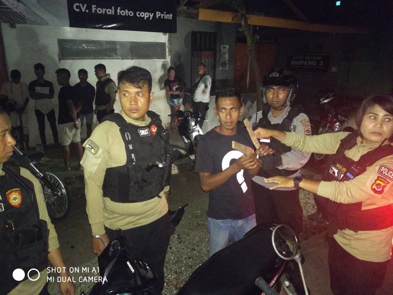 Polisi Amankan Remaja yang Kedapatan Membawa Sajam di Terminal Bayangan Oebufu