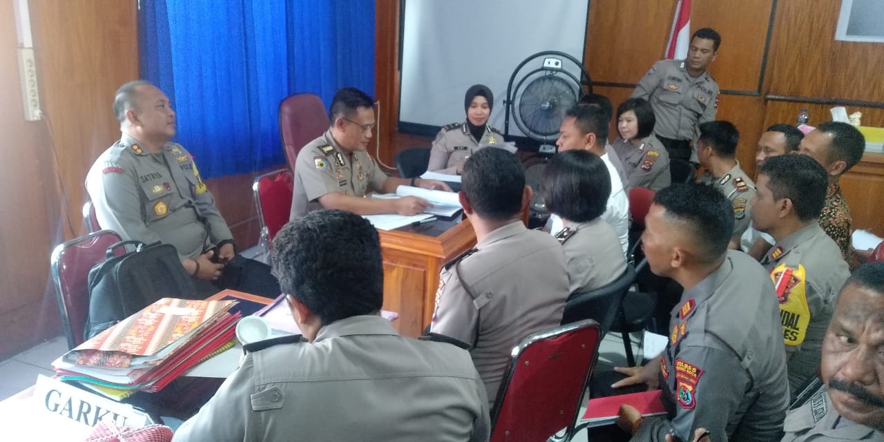 KEGIATAN TIM WASRIK ITWASUM MABES POLRI TAHAP II T.A 2019 ASPEK PELAKSANAAN DAN PENGENDALIAN DI POLRES KUPANG KOTA