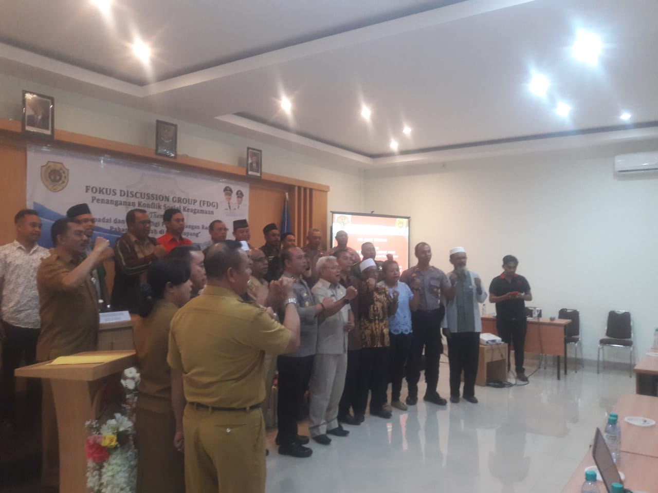 Kapolres Kupang Kota Jadi Narasumber Kegiatan FGD Penanganan Konflik Sosial Keagamaan