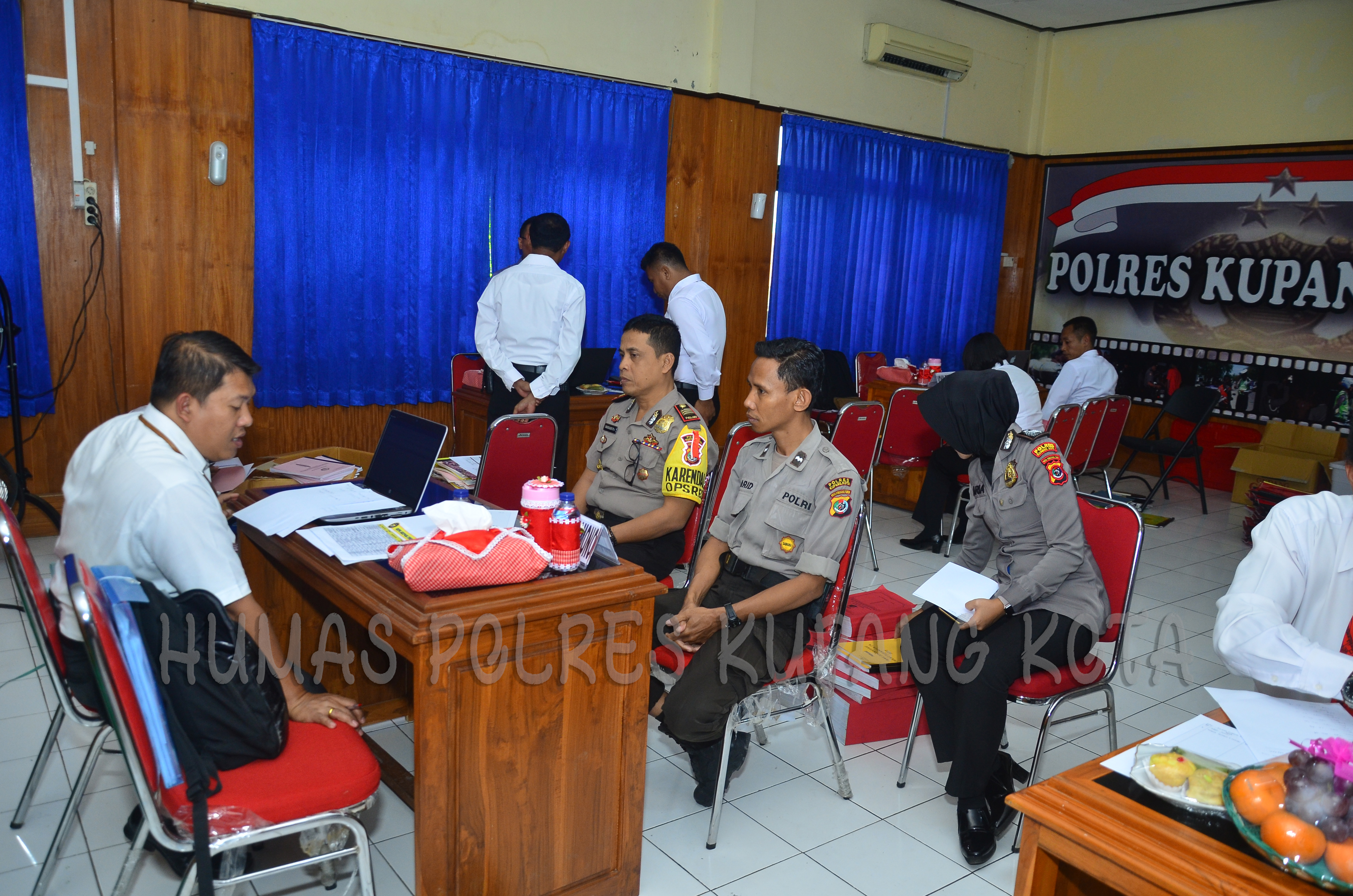 BPK RI Periksa Administrasi Keuangan di Polres Kupang Kota