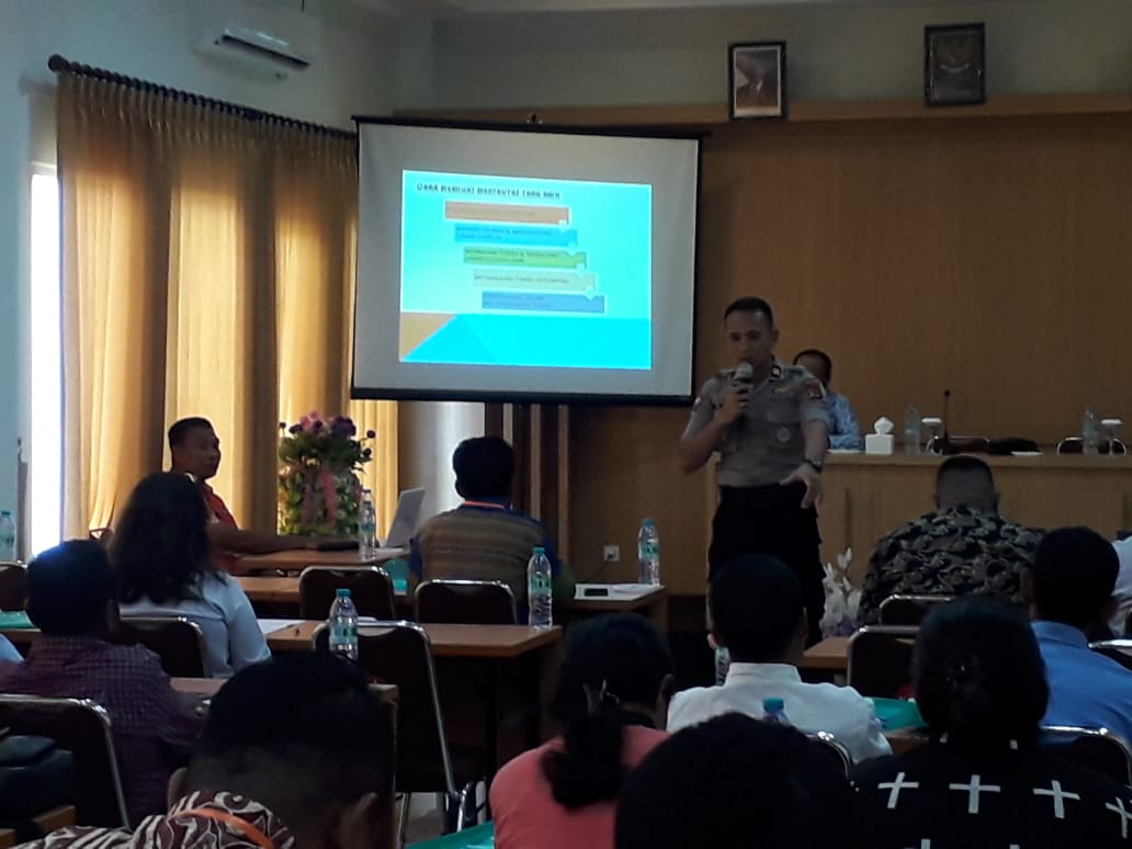 Ini yang disampaikan Kasat Binmas Polres Kupang Kota Kepada ASN STAKN Kupang