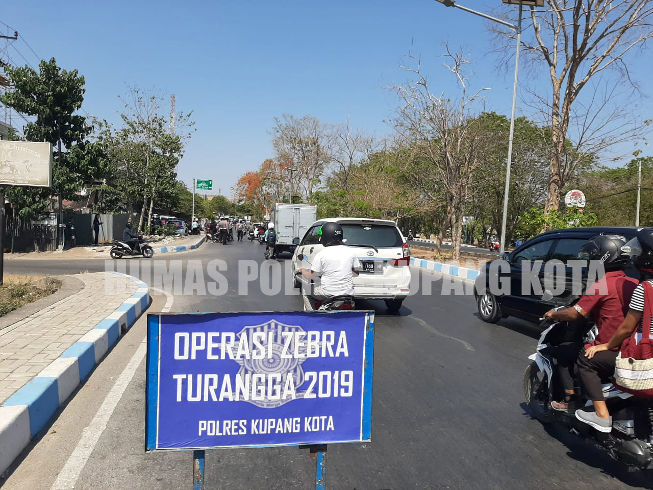 Hari Kedua Operasi Zebra Turangga 2019,Polres Kupang Kota Tilang 42 Pengendara, Ini Dominasinya.