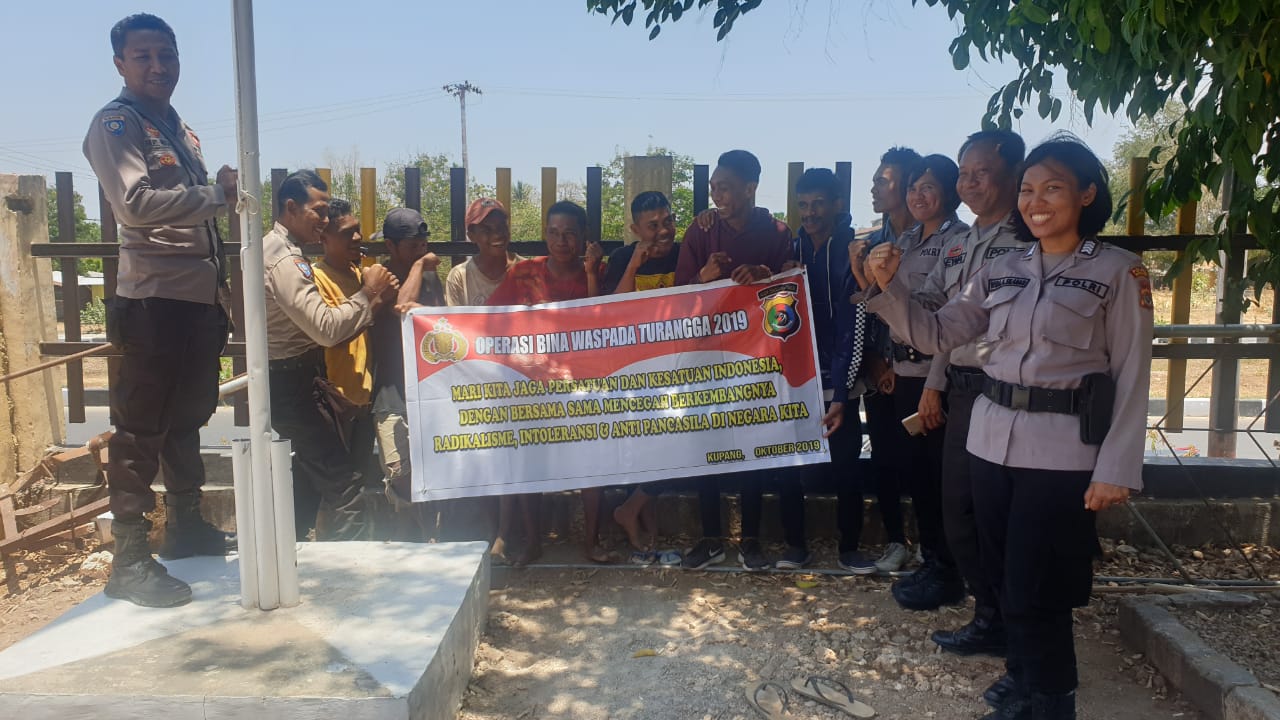 Melalui Ops Bina Waspada, Sat Binmas Polres Kupang Kota Lakukan Binluh Tentang Radikalisme
