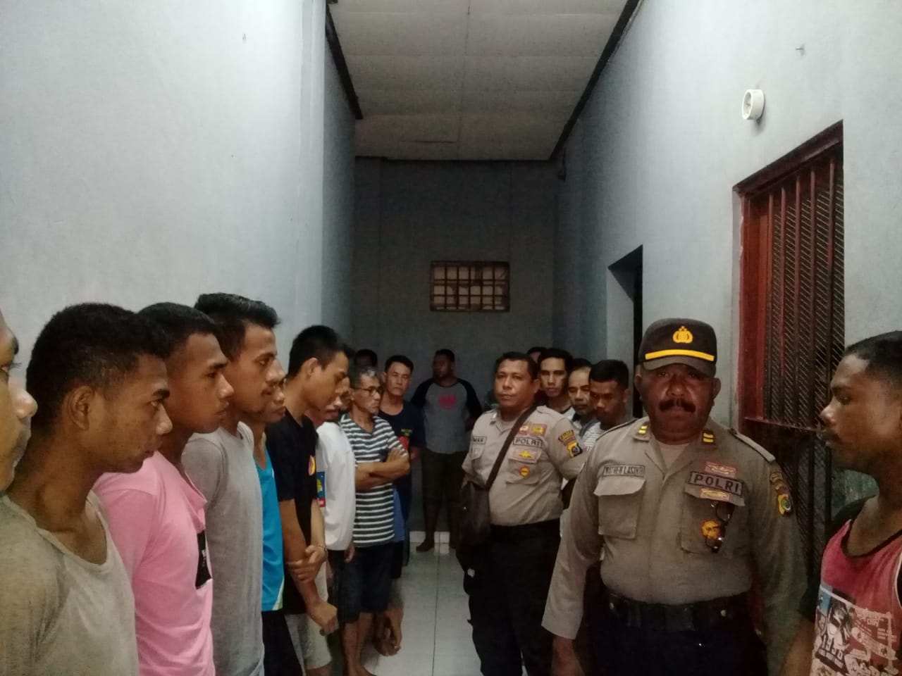 Pastikan Tahanan Dalam Keadaan Sehat Dan Lengkap, Kasat Tahti Polres Kupang Kota Laksanakan Pengecekan Tahanan