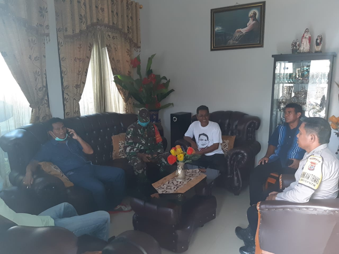 Cegah Penyebaran Virus Covid-19 | Bhabinkamtibmas Himbau Warga Binaan Terkait Maklumat Kapolri