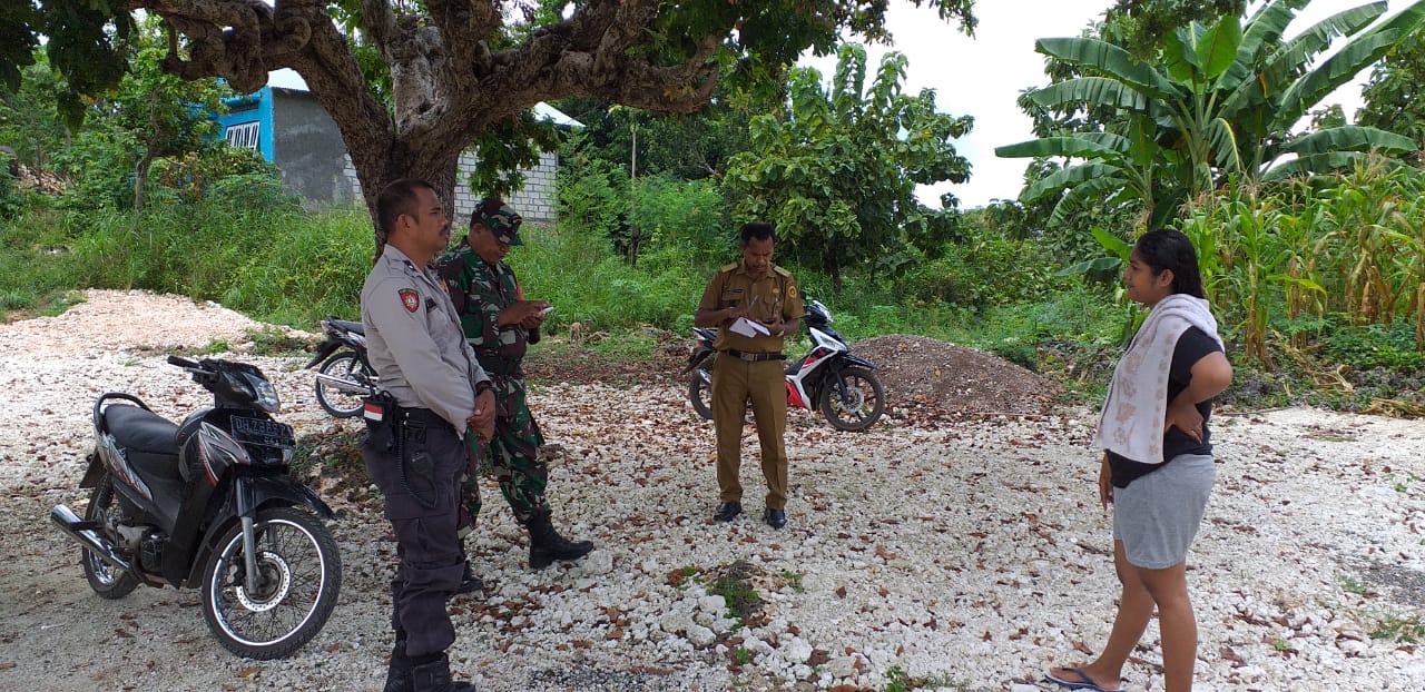 Cegah Penyebaran Virus Corona, 3 (tiga) Pilar Kamtibmas Kelurahan Naimata Berikan Himbauan Kepada Warga Binaan