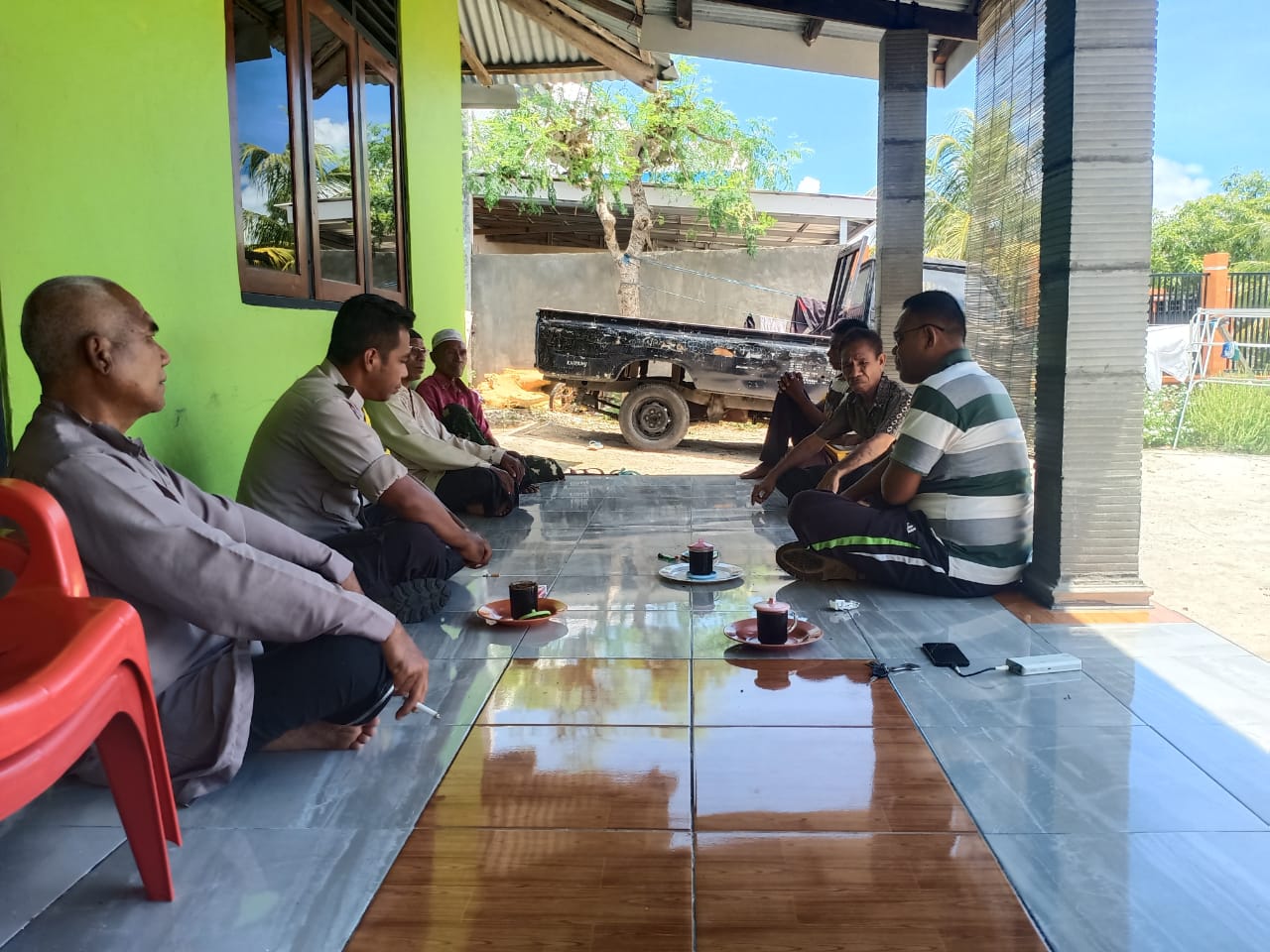 Bhabinkamtibmas Kelurahan Nunbaun Sabu Berikan Himbauan di Masjid Al-Ijtihad