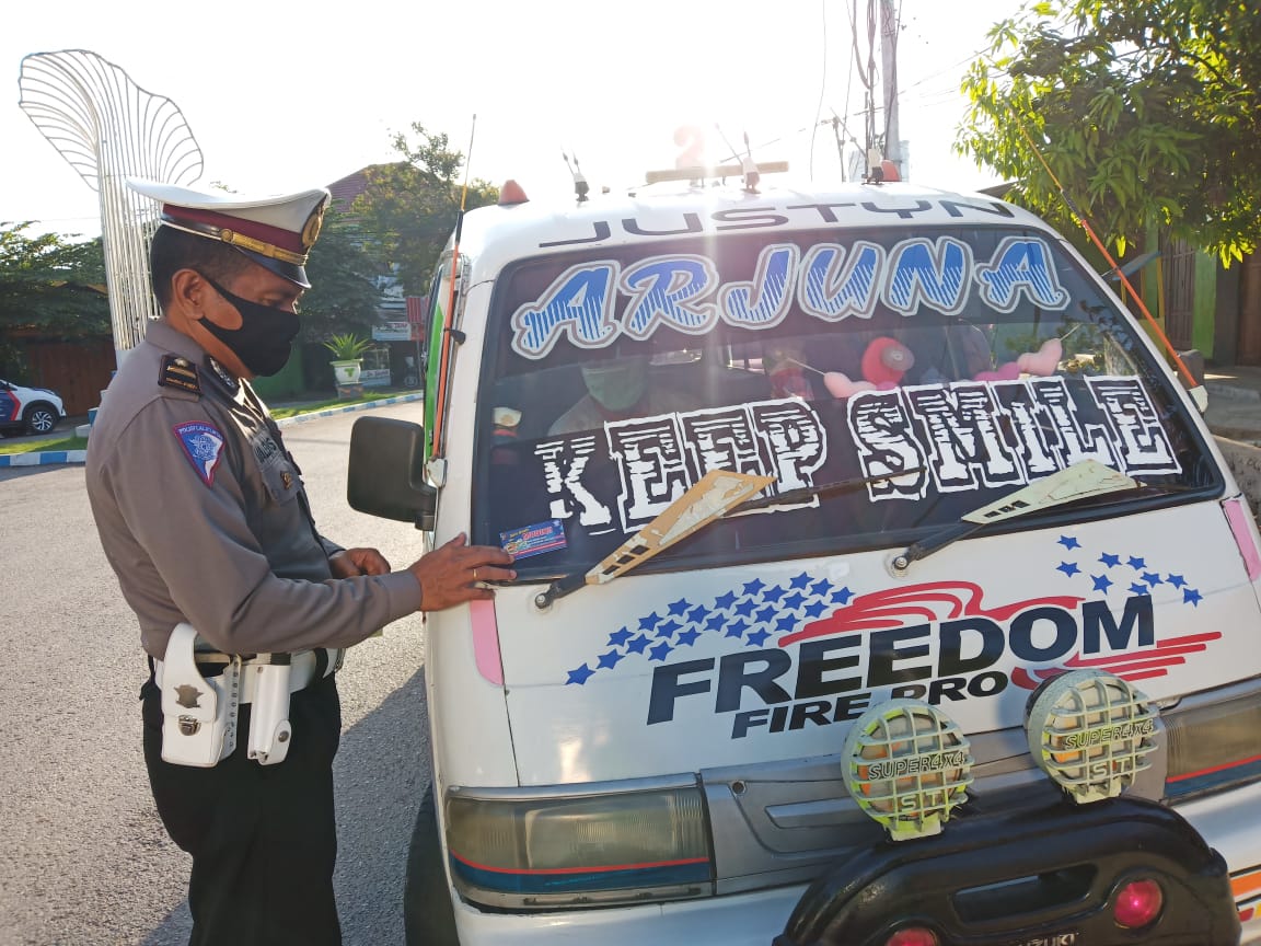 Cegah Penyebaran Covid-19, Sat Lantas Polres Kupang Kota Himbau Masyarakat Agar Tunda Mudik